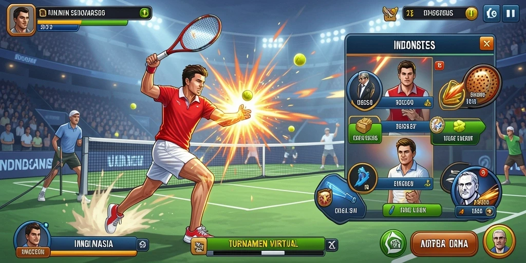 Screengrab dari mode multiplayer yang mendebarkan.