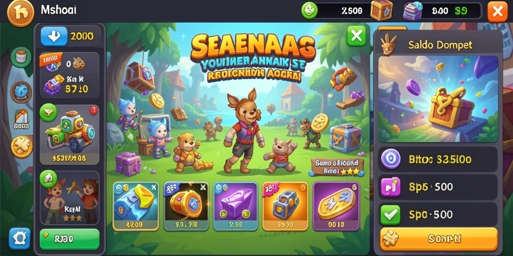 Fitur sosial yang memungkinkan interaksi antar pemain.