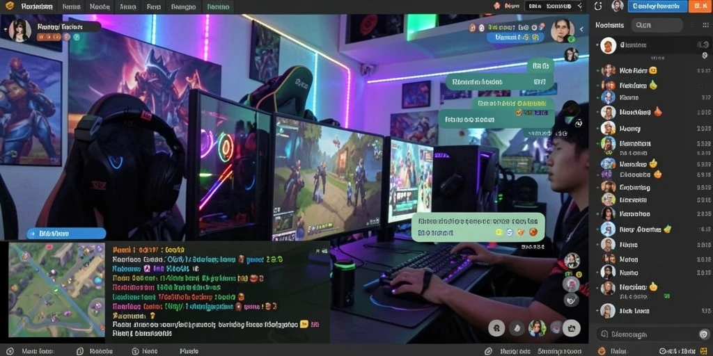 Screenshot memperlihatkan kompetisi antar pemain.