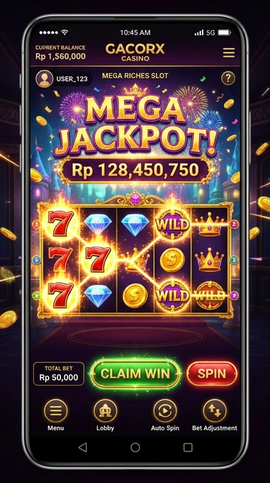 gacorx — layar beranda